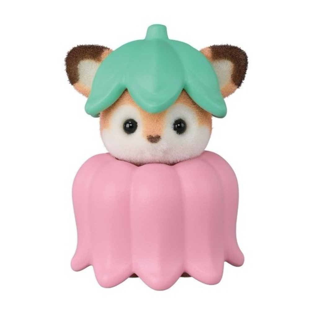 Sylvanian Calico: Fairy Forest Friends Series Deer Baby & Flower Poncho